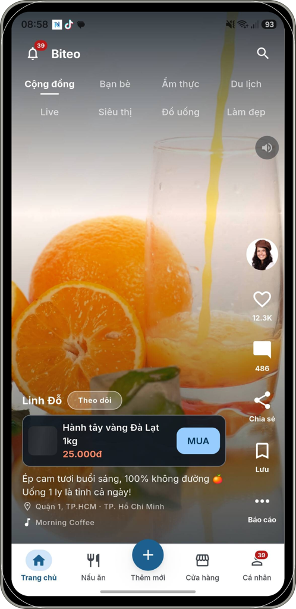 Biteo App Preview